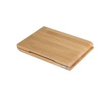 Artelegno 31 Torino Tagliere Bifacciale con Contenitore Magnetico per Coltelli, Legno di Faggio Massello Finitura Oliata, 15,75 x 11,8 x 1,77