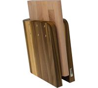 Arte Legno 86/WL Ceppo e tagliere in legno di faggio, noce/naturale