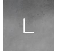 Artemide Alfabeto di luce a parete lettera maiuscola L Artemide