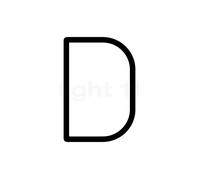 Artemide Alphabet of Light Mini Lampada da parete LED, D
