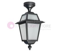 ARTEMIDE ANTRACITE Plafoniera a soffitto da Esterno Classica Quadrata GARDEN