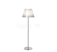 Artemide Choose Lampada da terra, paralume bianco / telaio cromo - H.140 cm
