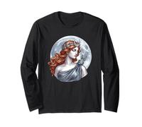 Artemide Dea della Luna Mitologia Greca Vintage Maglia a Manica