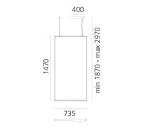 Artemide Discovery Rectangular APP alu CCT Artemide