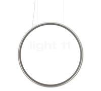 Artemide Discovery Vertical Sospensione LED, alluminio satinato - ø140 cm - tunable white