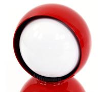 Artemide Eclisse - Lampada da tavolo, Ø 12 cm, altezza 18 cm, colore: Rosso