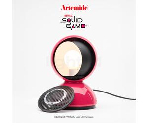 Artemide Eclisse Netflix x Squid Game Edition, rosa - custode - con maschera