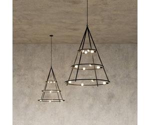Artemide El Porís lampada a sospensione, Ø 120 cm a 12 luci Artemide