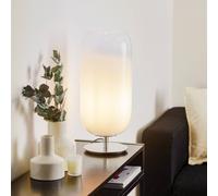 Artemide Gople lampada da tavolo bianco/argento Artemide