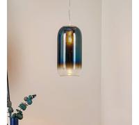 Artemide Gople Mini a sospensione blu/argento Artemide