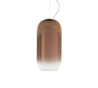 Artemide Gople Mini a sospensione, bronzo/nero Artemide