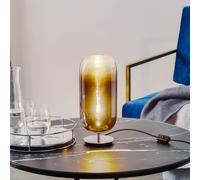 Artemide Gople Mini lampada da tavolo blu/argento Artemide