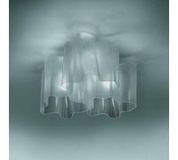 Artemide Logico plafoniera 3luci 66 x 66 cm grigio Artemide