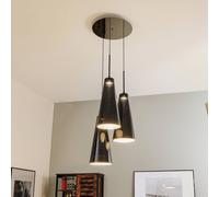 Artemide Look at Me Lampada a sospensione LED Cluster, 21 cm - nero