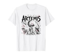 Artemide Lunar Huntress Mitologia Greca Estetica Maglietta