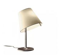 Artemide Melampo Notte Lampada da Tavolo - Promo Diffusore ecrù, struttura bronzo