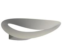 Artemide- Mesmeri lampada da parete LED. Lampada da parete di alta qualità in alluminio fuso in Argento colore. Fatto in Italia