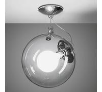 Artemide Miconos plafoniera di vetro, cromo Artemide