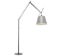 Artemide Tolomeo Mega Lampada Terra con Dimmer 36 Raso, alluminio, tessuto, plastica