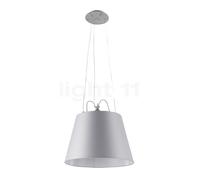 Artemide Tolomeo Mega Sospensione, telaio alluminio/paralume satin - ø52 cm