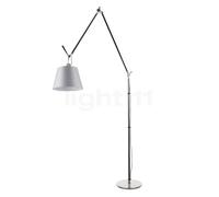 Artemide Tolomeo Mega Terra, telaio alluminio/paralume satin - ø32 cm - interruttore