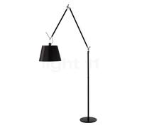 Artemide Tolomeo Mega Terra, telaio nero/paralume nero - ø42 cm - dimmer a filo