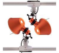 Artemide Tolomeo Micro Pinza Applique Arancione Clip