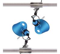 Artemide Tolomeo Micro Pinza Applique da Parete Clip Blu