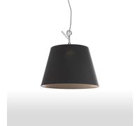 Artemide Tolomeo Paralume Outdoor Hook Lampada Led a Sospensione - Promo Tramato Nero Ø520mm Gancio