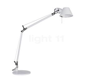 Artemide Tolomeo Tavolo, bianco - con base da tavolo