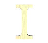 Artemio - 11,5 cm-Bois-in Lettera maiuscola, Colore Beige