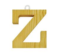 Artemio - 11,5 cm-Bois-Lettera Z in maiuscolo, Colore Beige