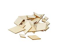 Artemio 129 supporti in legno grezzo losange, 1 , 3 cm, supporto in legno e rombo in legno