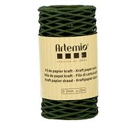 Artemio 13030303 Filo di Carta Craft, Verde Bottiglia