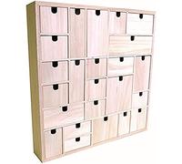 Artemio, Calendario dell'avvento da Decorare, Geometrico, in Legno, 40 x 40 x 6,5 cm, Wood, 40 X 6.5 X 40 Cm