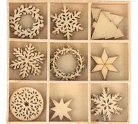 Artemio 14003272 Scatola da 27 Mini Sagome di Buon Natale