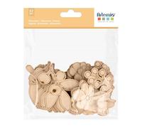 Artemio 14003520 57 Mini Sagome di Legno da Decorare, Primavera