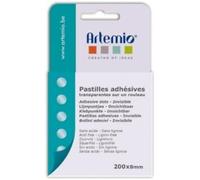 Artemio 18003038 - Set di 200 pastiglie adesive, trasparenti, colla, 8,5 x 2 x 15 cm