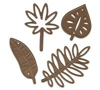 Artemio 18050258 Fustelle da Taglio, 4 Mini Foglie Tropicali