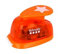 Artemio-2,5 cm, Motivo Star-Punzonatrice a Forma di Numero 2, Colore: Arancione