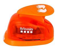 Artemio-2,5 cm per Mani, a 2 Leve, Colore: Arancione