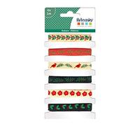 Artemio 6 x 1 m stampa con ribbons Merry Christmas
