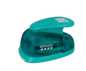 Artemio-7,6 cm, Confezione da 3 Etichette-Punzonatrice a Leva, per Carta, Colore: Verde