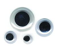 Artemio 75 Pezzi di Occhi, Nero/Bianco