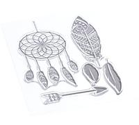 Artemio Acchiappa-Sogni Set di 5 tamponi, Silicone, Nero, 11 x 0,3 x 23 cm