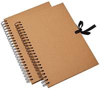 Artemio Album a Spirale per Scrapbooking, Formato A4, Carta Kraft, 23,5 x 3 x 30,5 cm