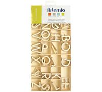 Artemio Alfabeto in Legno - Maiuscole (30mm) - Altopiano