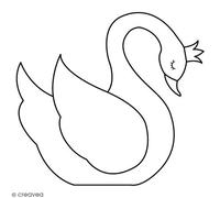 Artemio ARTHE1160 Timbro in Legno, Cigno