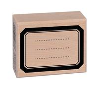 Artemio arthe916 tampone, Legno, Nero, 4,5 x 2,5 x 5,6 cm