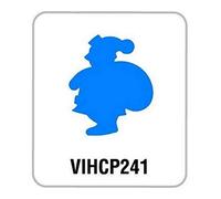 Artemio Grande punzone a Leva 1" Babbo Natale, Arancione, 8.5 x 5 x 12 cm